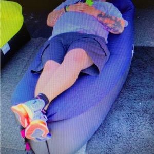 Inflatable pool lounger , camper lounger